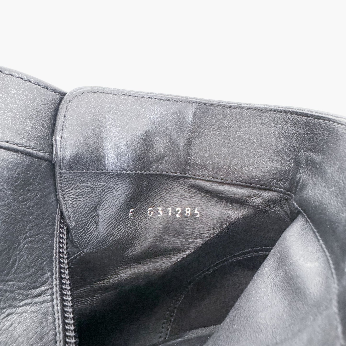 Chanel CC Turnlock Ankle Boots in Black Glitter Leather Size 38