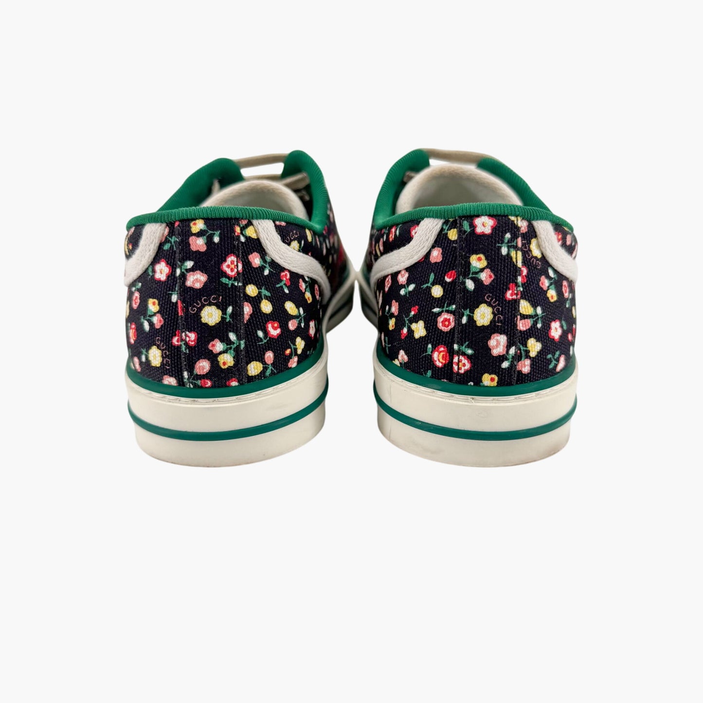Gucci x Liberty of London 1977 Tennis Sneakers in Black Floral Canvas – Size 40