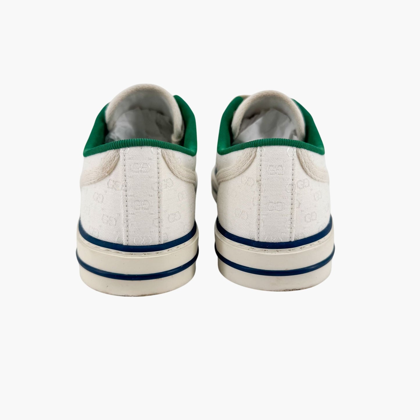 Gucci Tennis 1977 White GG Canvas Sneakers Size 37