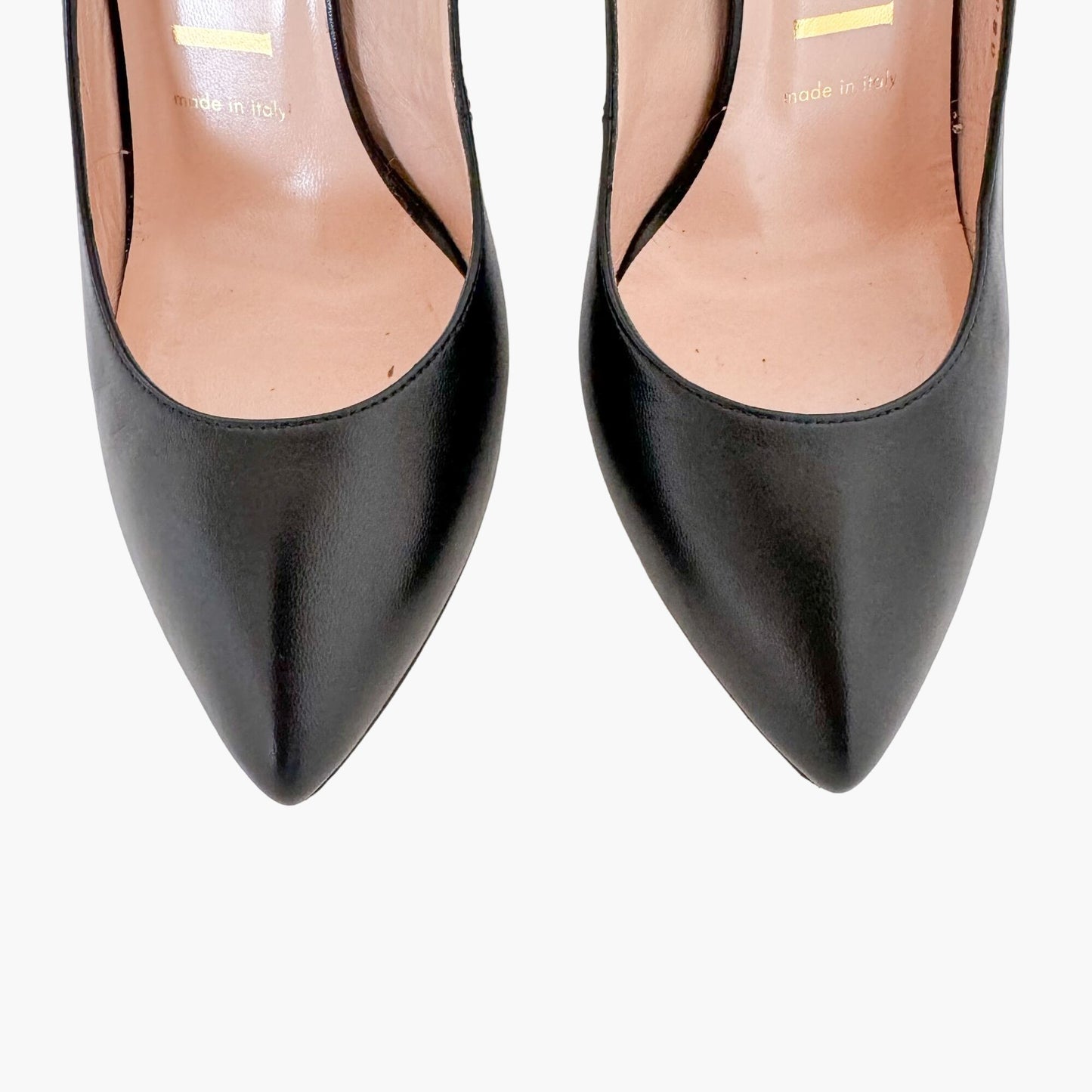 Gucci Sylvie Web Stripe Slingback Pumps in Black Size 37.5