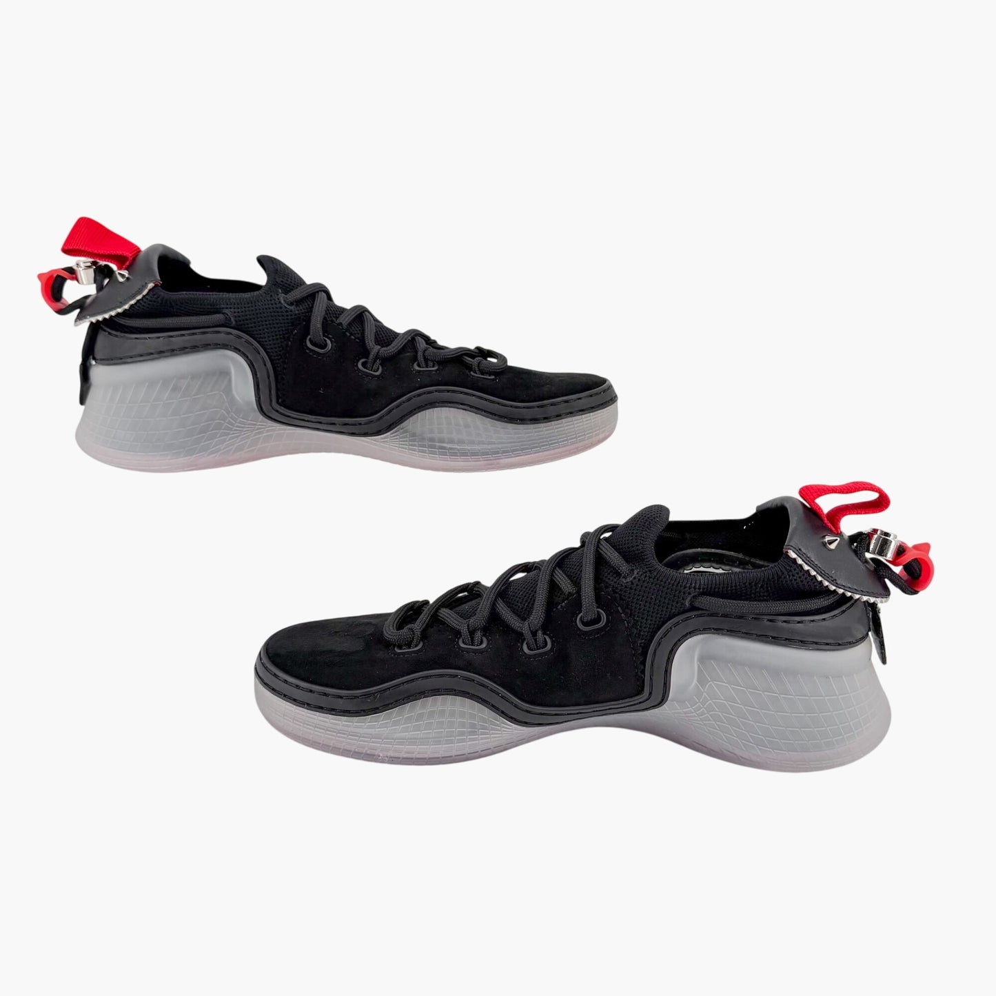 Christian Louboutin Black Suede Arpoador Donna Sneakers Size 39