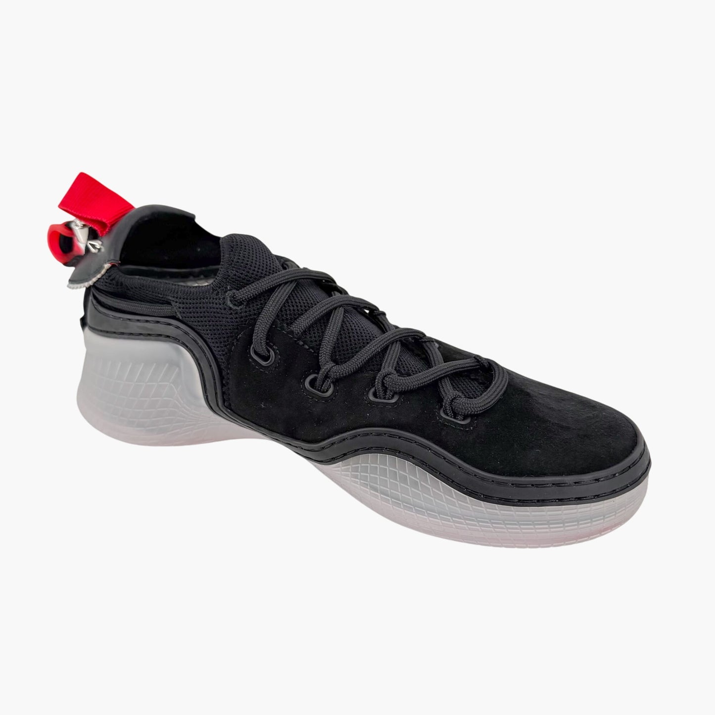 Christian Louboutin Black Suede Arpoador Donna Sneakers Size 39