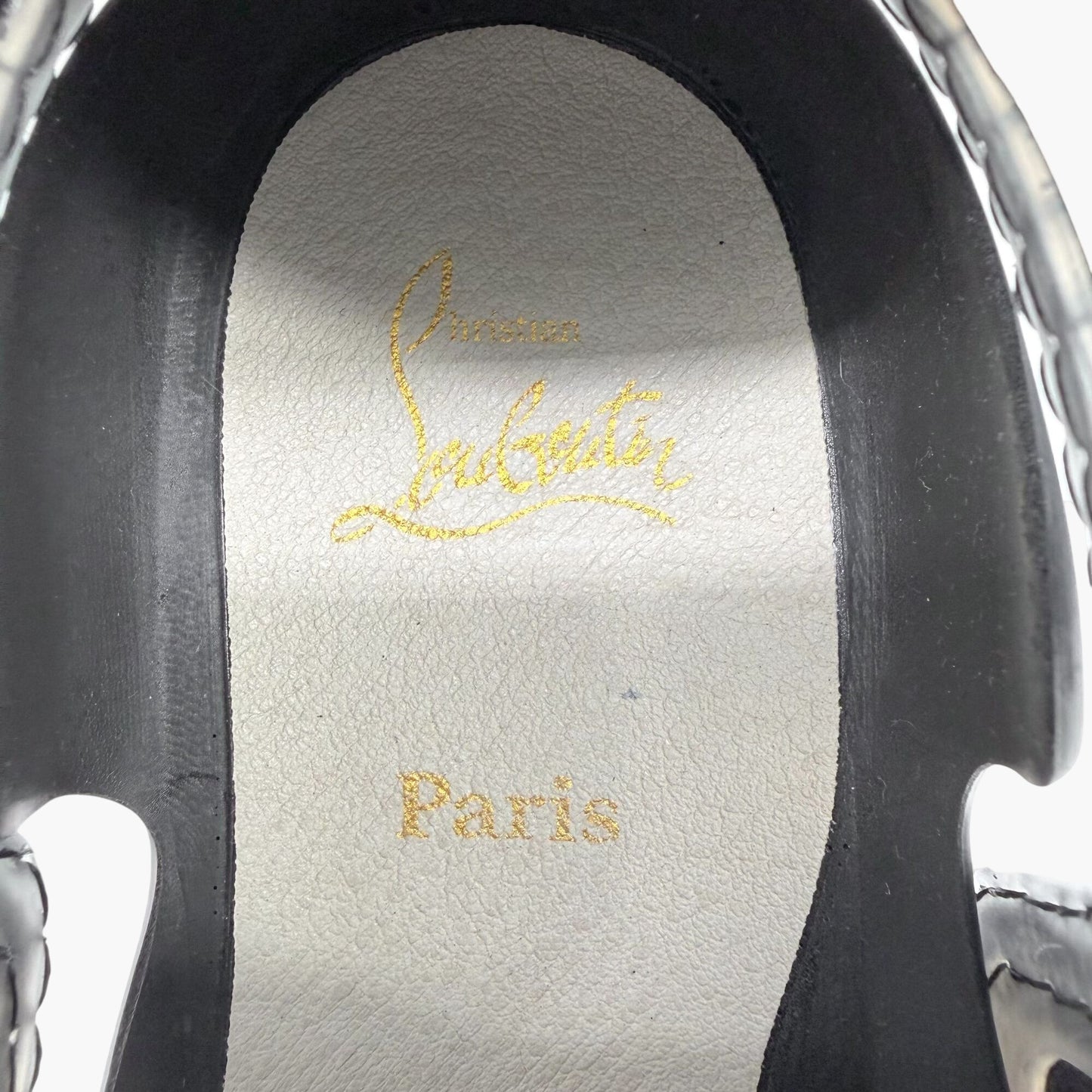 Christian Louboutin Black Suede Arpoador Donna Sneakers Size 39