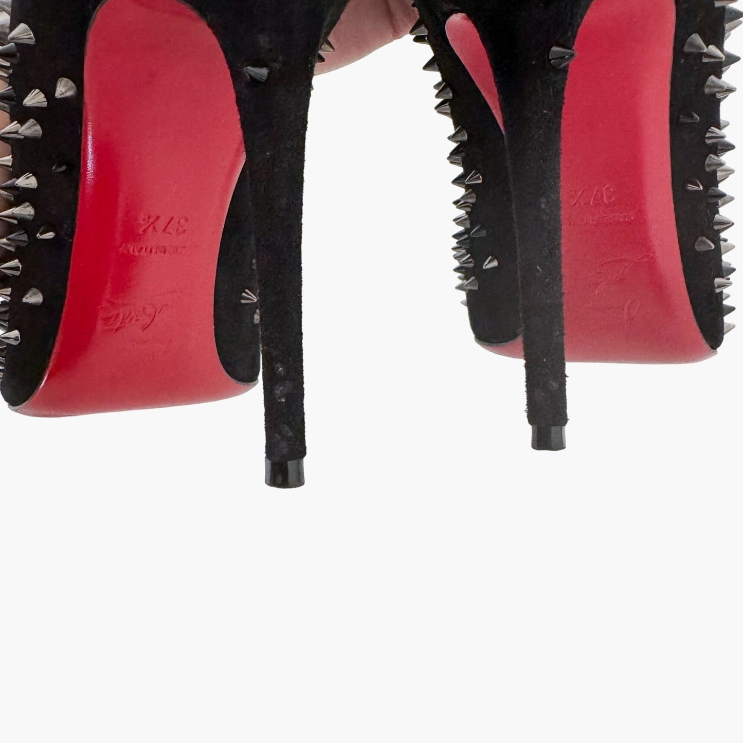 Christian Louboutin Escarpic 100 in Black Veau Velours Size 37.5