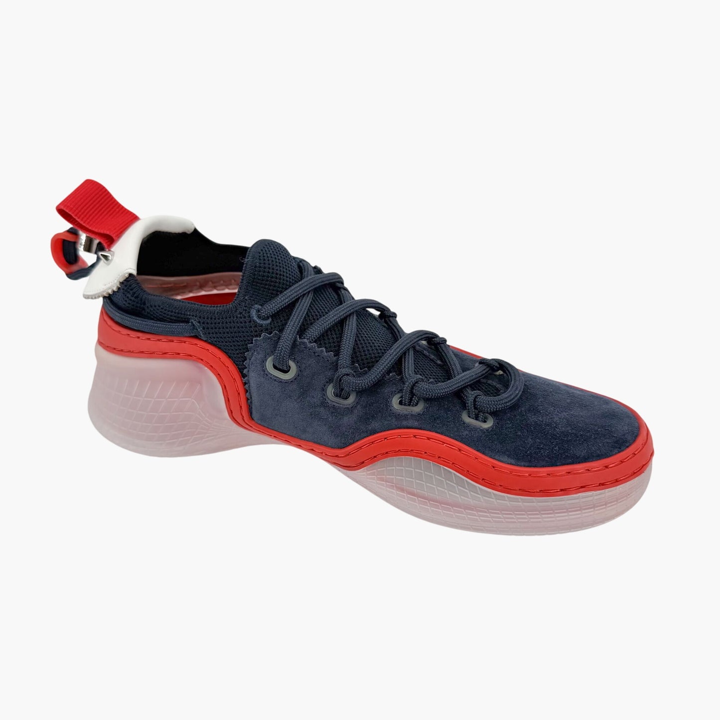 Christian Louboutin Navy Suede Arpoador Donna Sneakers Size 37