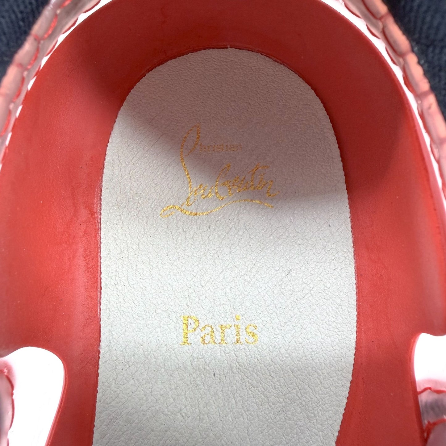 Christian Louboutin Navy Suede Arpoador Donna Sneakers Size 37