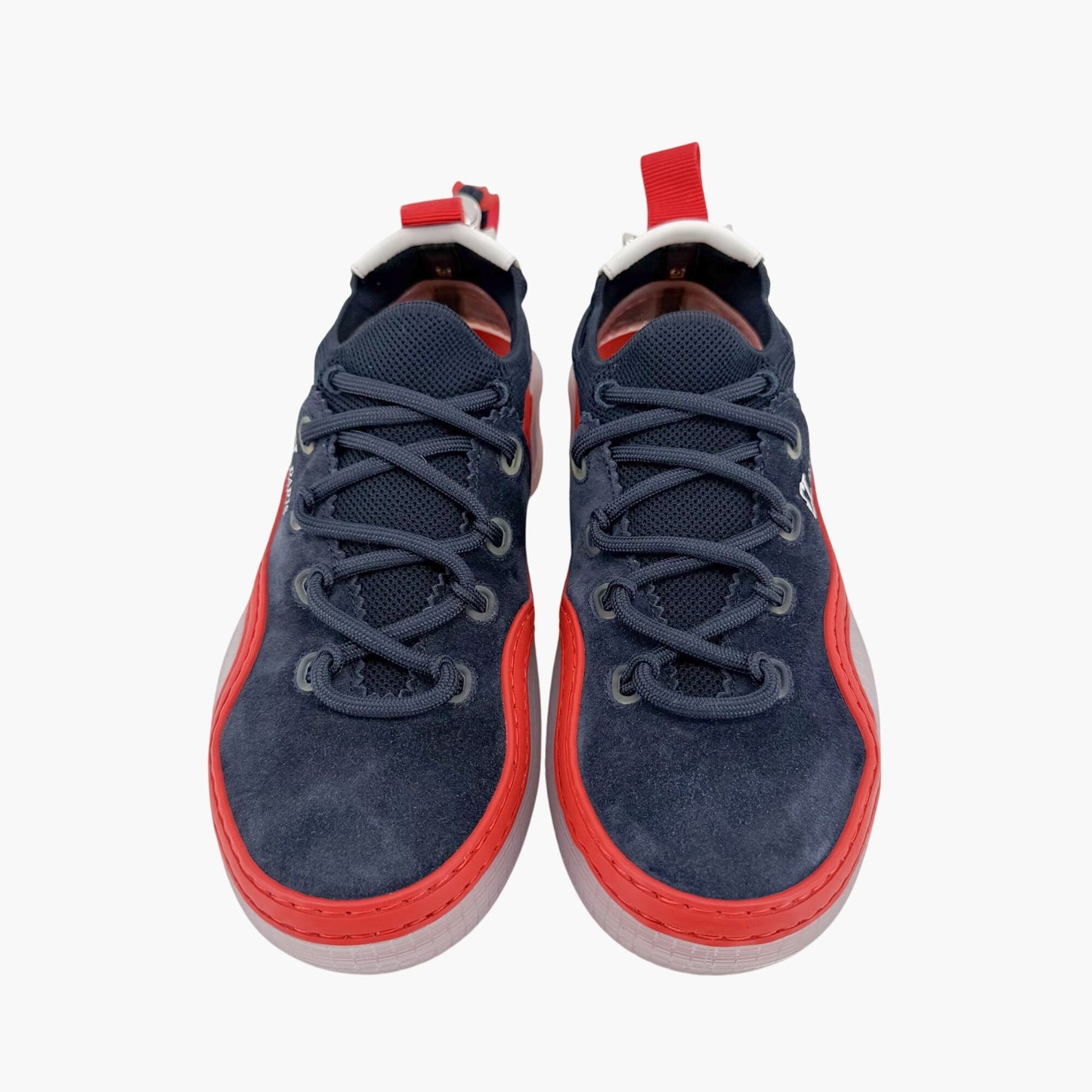 Christian Louboutin Navy Suede Arpoador Donna Sneakers Size 37