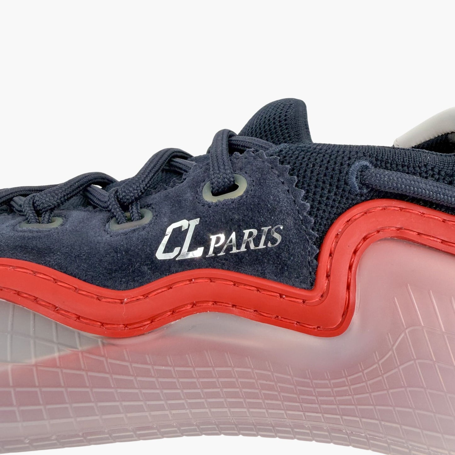 Christian Louboutin Navy Suede Arpoador Donna Sneakers Size 37