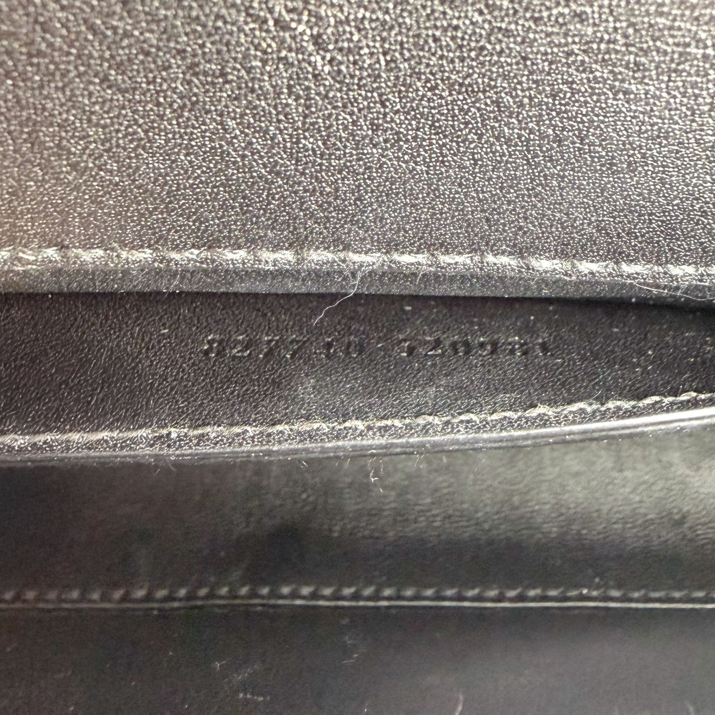 Gucci Bamboo Night Black Leather Chain Clutch