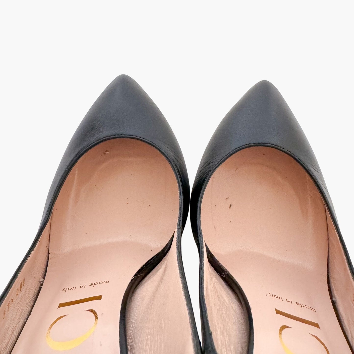 Gucci Sylvie Web Stripe Slingback Pumps in Black Size 37.5