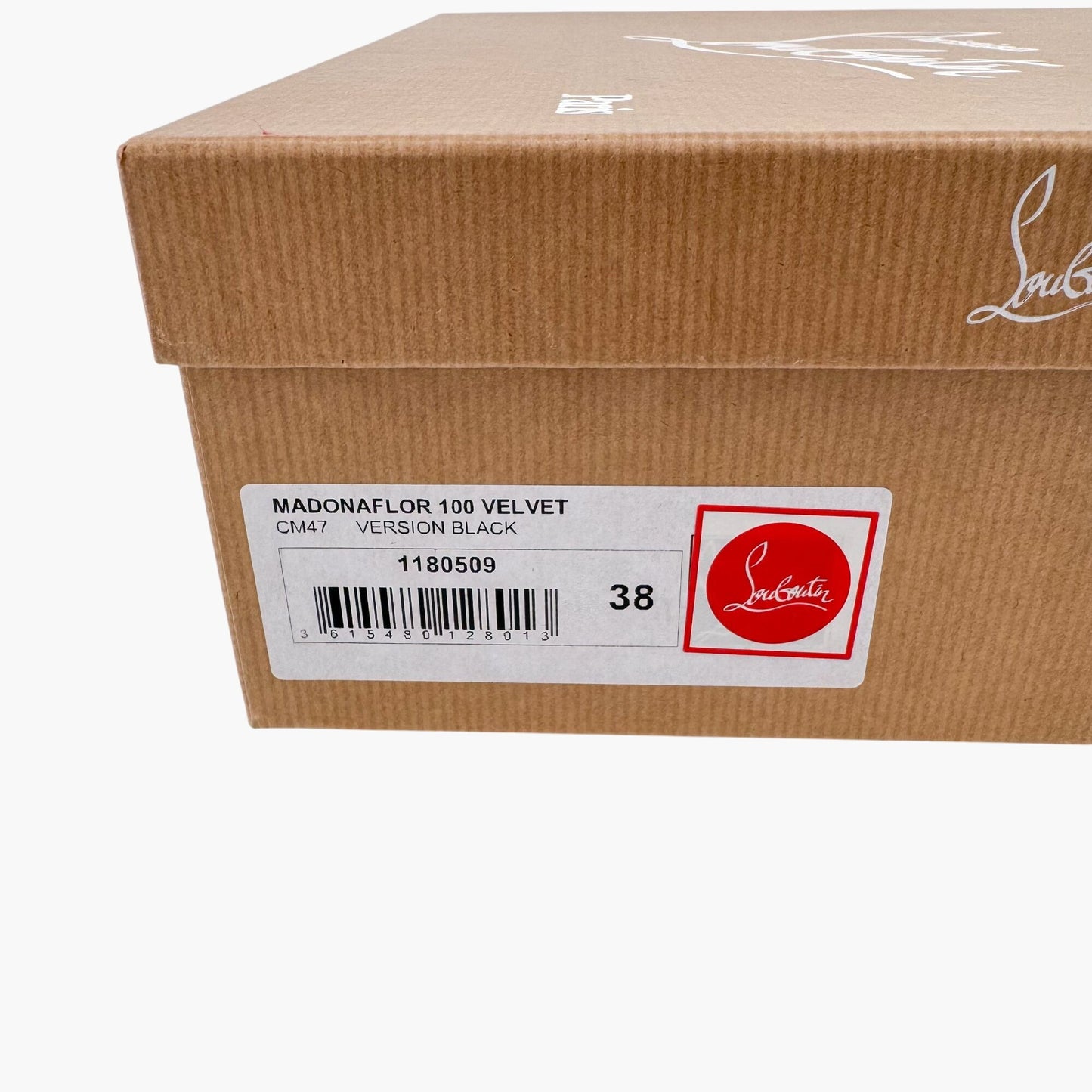 Christian Louboutin Madonaflor 100 Embellished Velvet Pumps – Size 38
