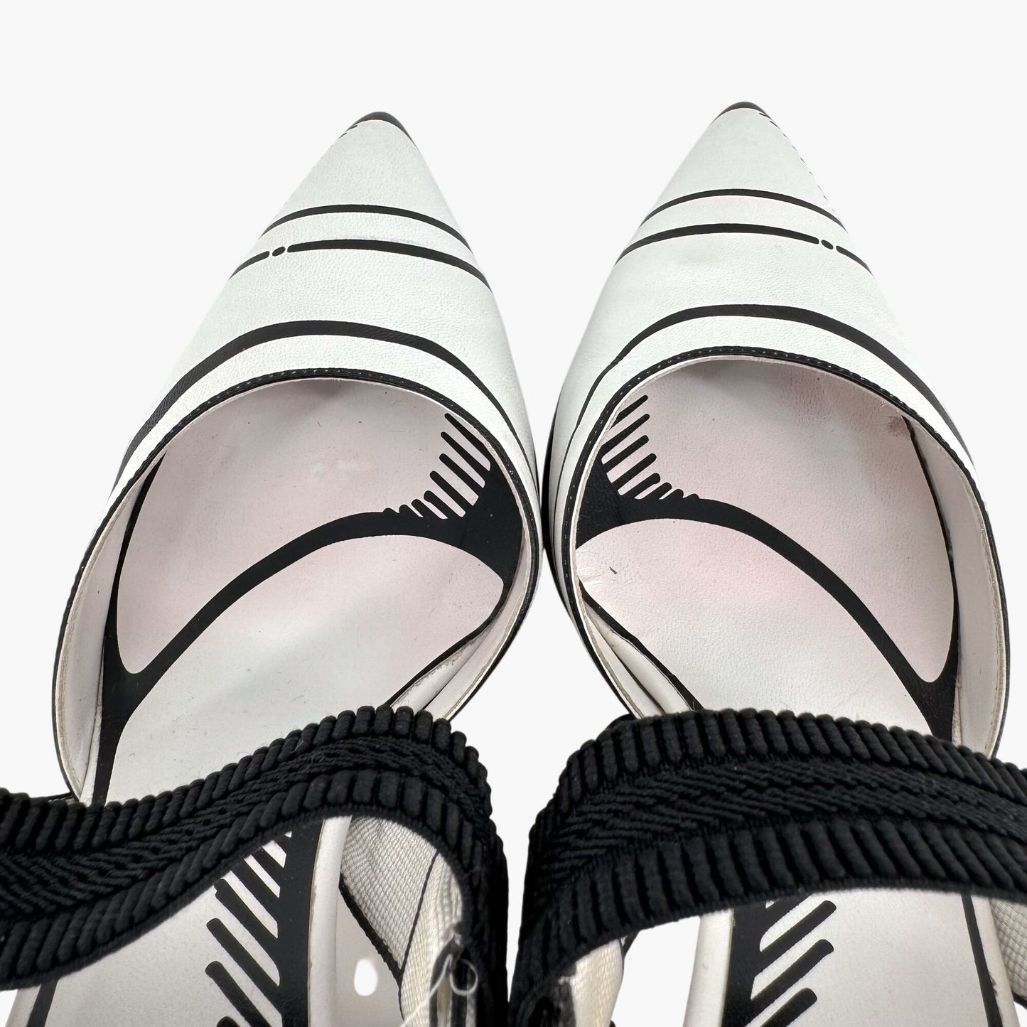 Fendi x Joshua Vides Colibri Pumps in White Leather – Size 39