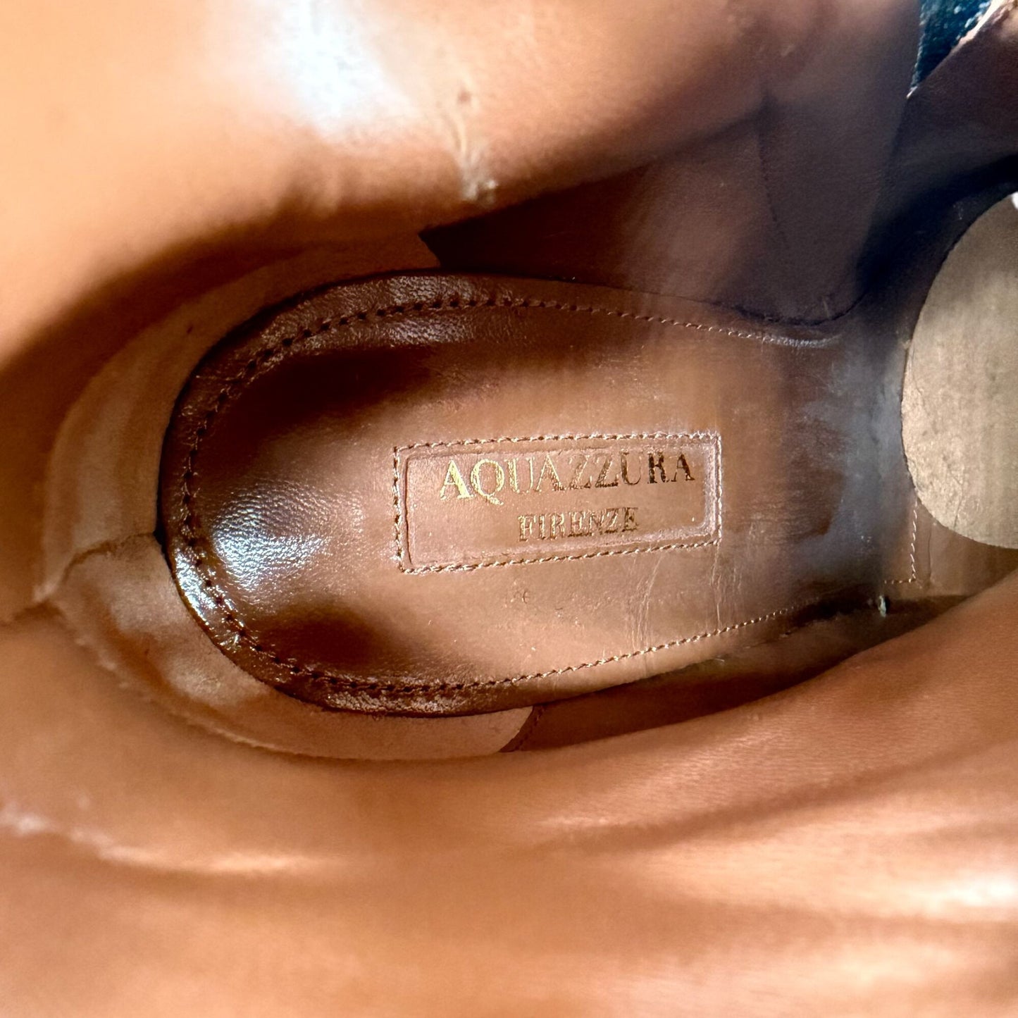 Aquazzura Follie Pearl Leather Ankle Boots Black Size 37