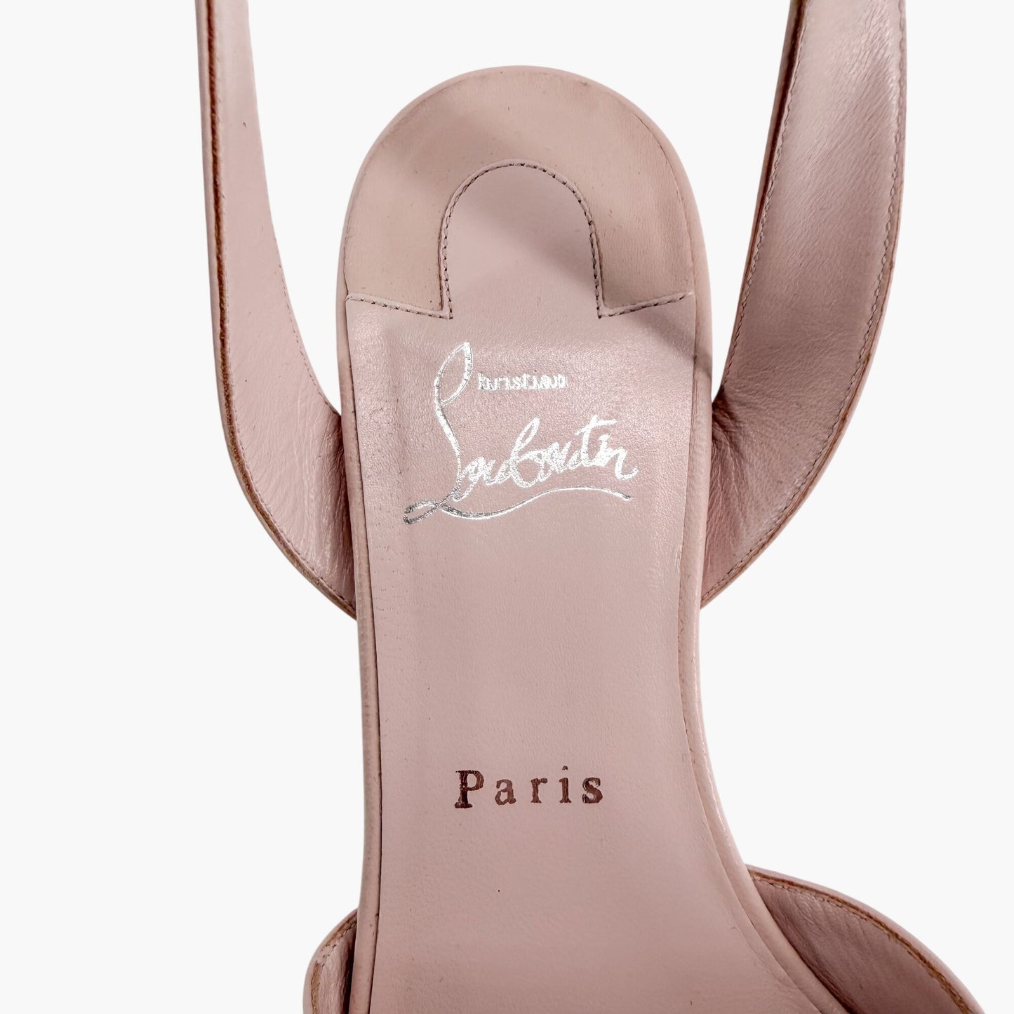 Christian Louboutin Super Mariza 130 Espadrille Sandals Pink Size 38