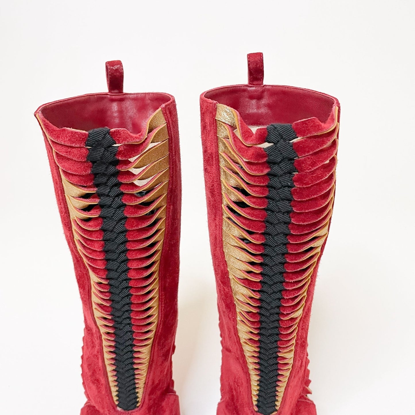 Christian Louboutin Miss Circus 120 in Carmin/Mekong Suede Size 35.5
