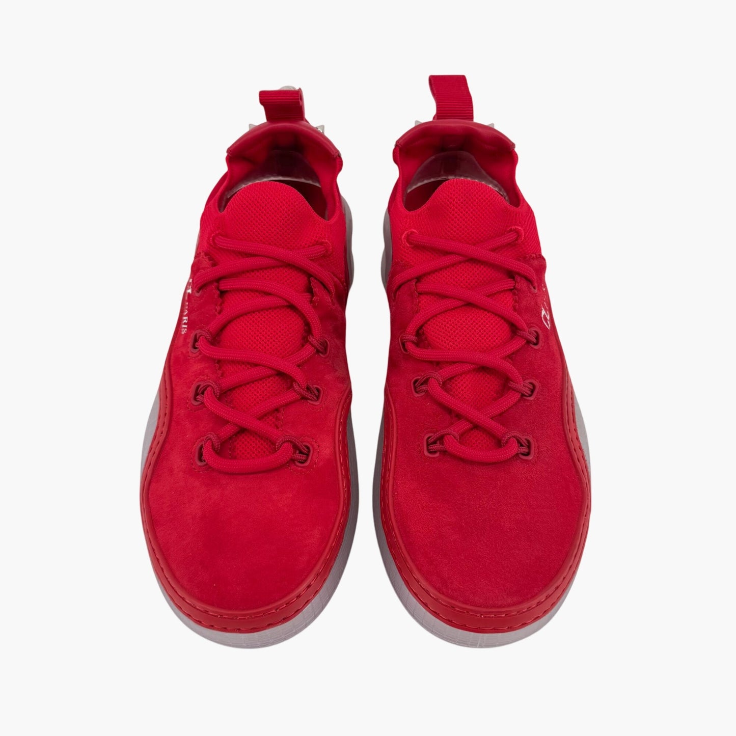 Christian Louboutin Arpoador Sneakers in Red Suede with Spikes & Red Soles – Size 41