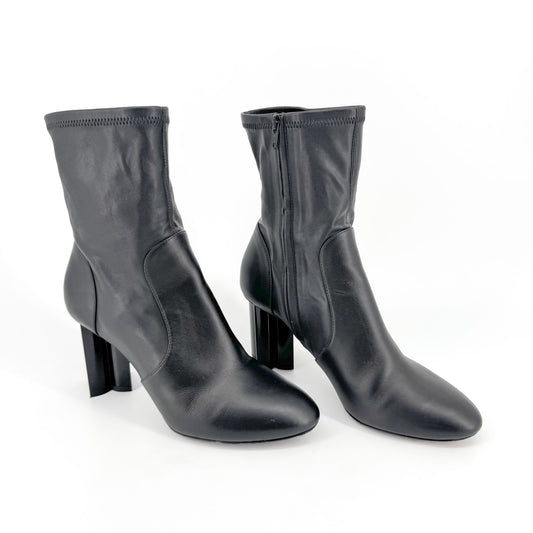 Louis Vuitton Silhouette Uniformes Black Leather Ankle Boots – Size 37.5