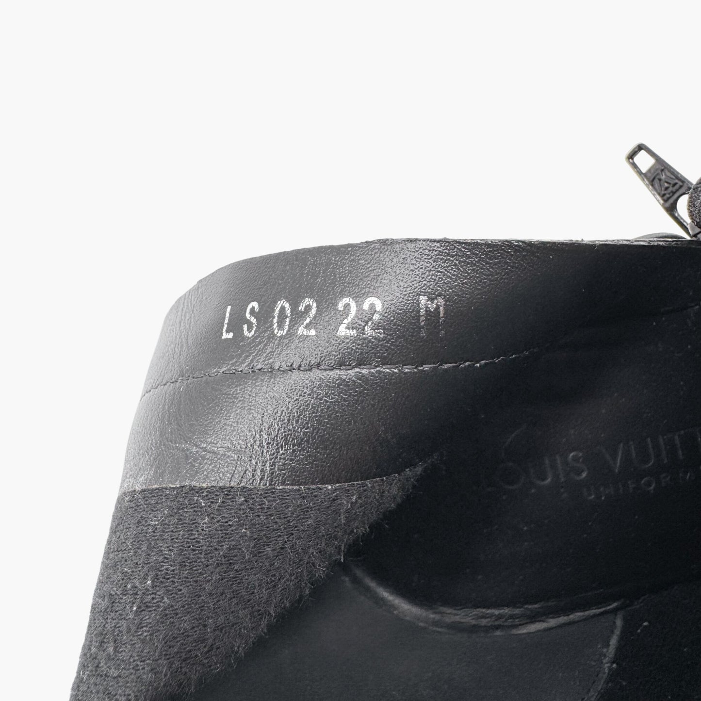 Louis Vuitton Silhouette Uniformes Black Leather Ankle Boots – Size 37.5