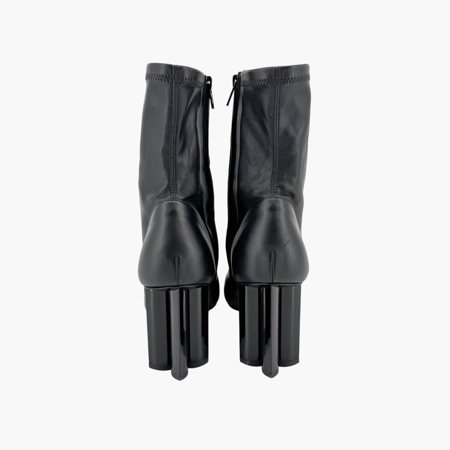 Louis Vuitton Silhouette Uniformes Black Leather Ankle Boots – Size 37.5