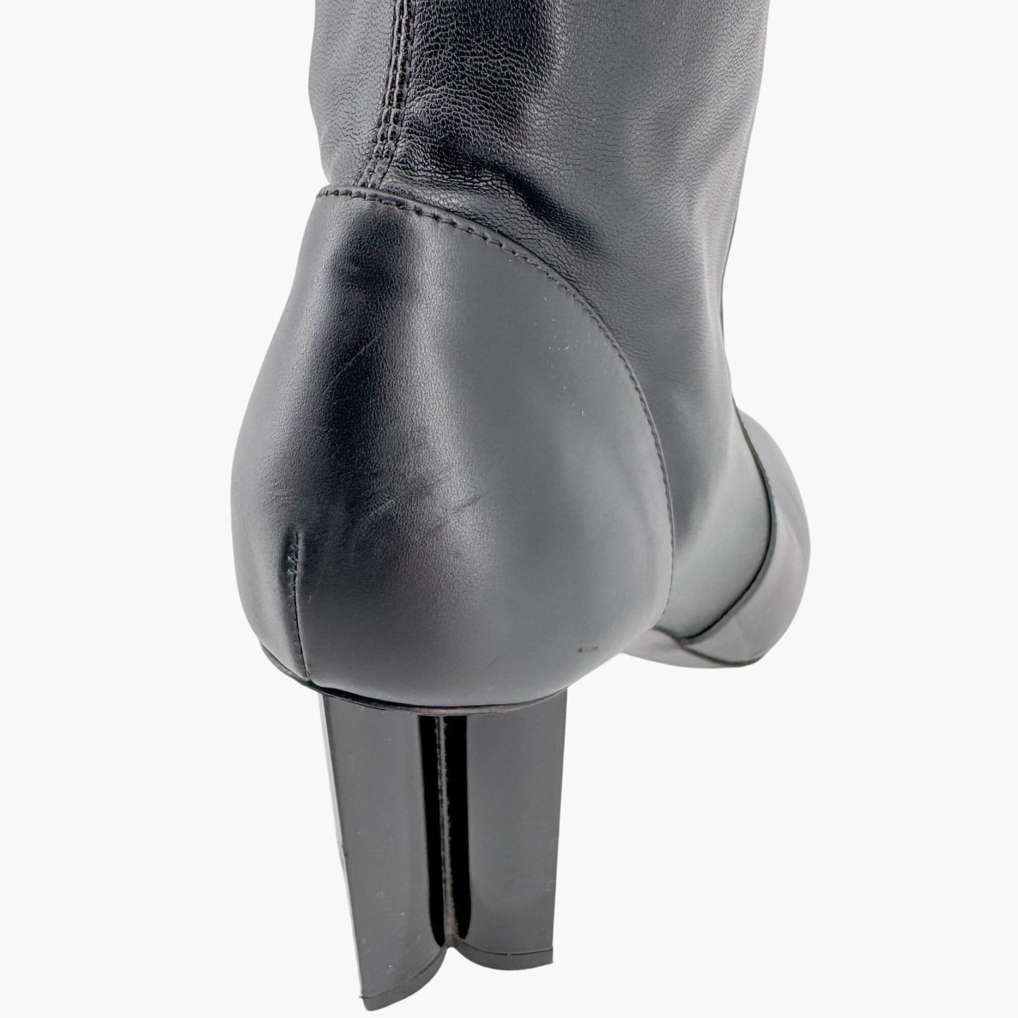 Louis Vuitton Silhouette Uniformes Black Leather Ankle Boots – Size 37.5