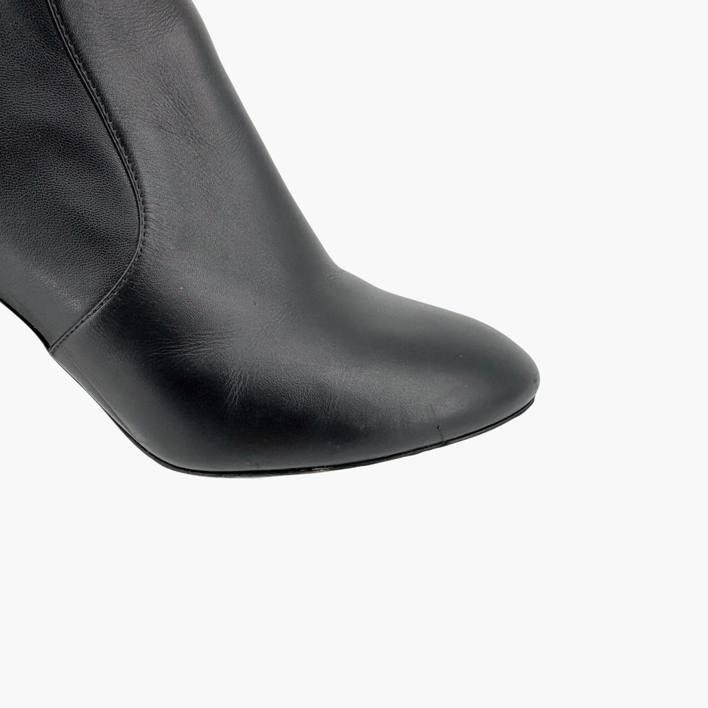 Louis Vuitton Silhouette Uniformes Black Leather Ankle Boots – Size 37.5