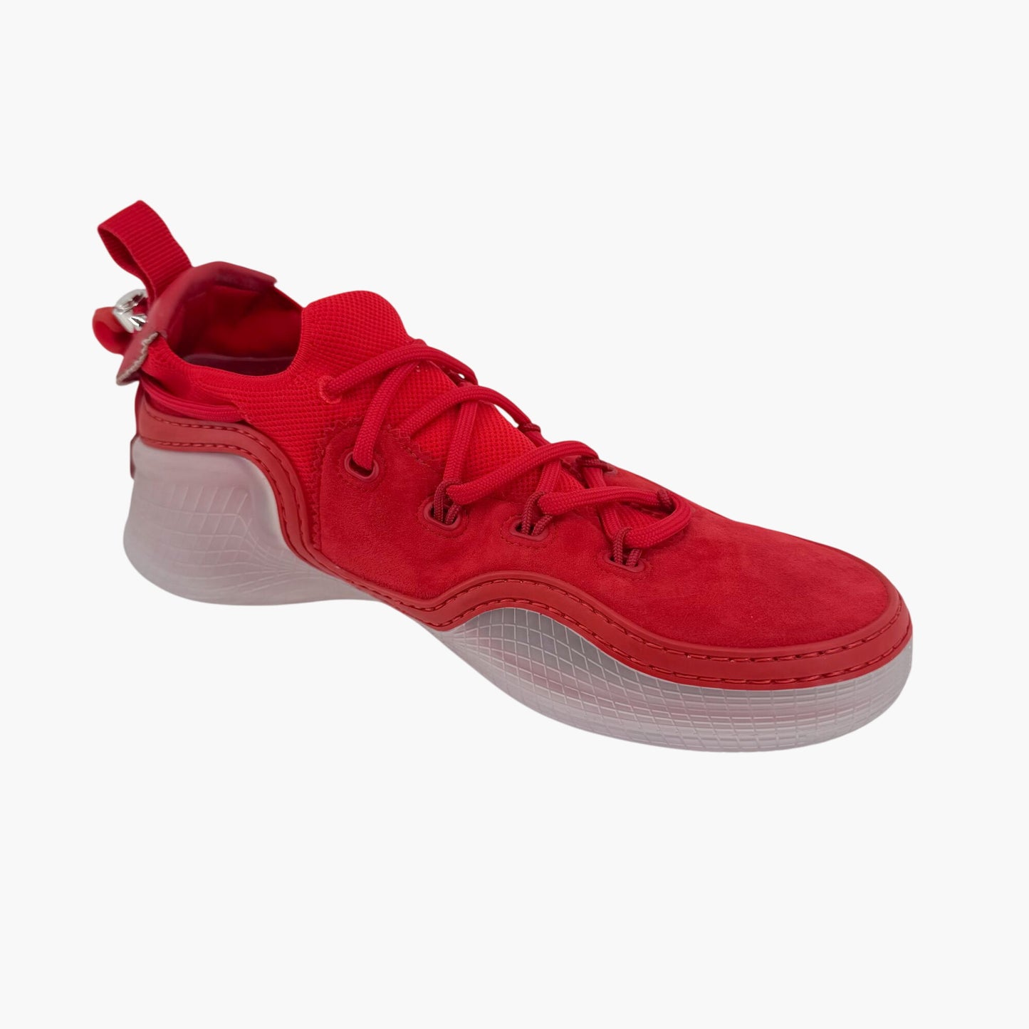 Christian Louboutin Arpoador Red Suede Spike Sneakers – Size 41