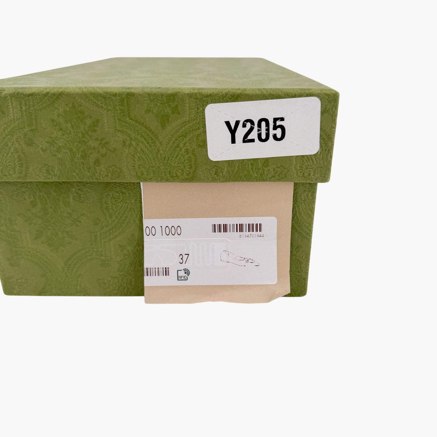 Gucci Erin Pointed Horsebit Ballet Flats Black Size 37