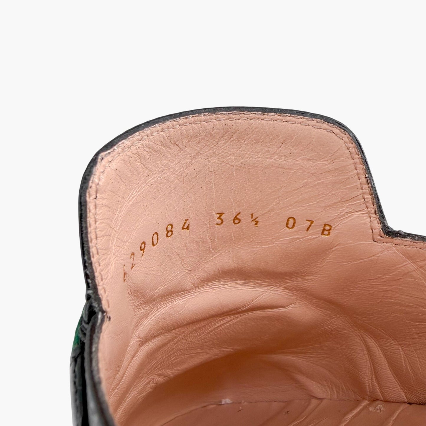 Gucci Princetown Horsebit Web Stripe Mules Black Size 36.5