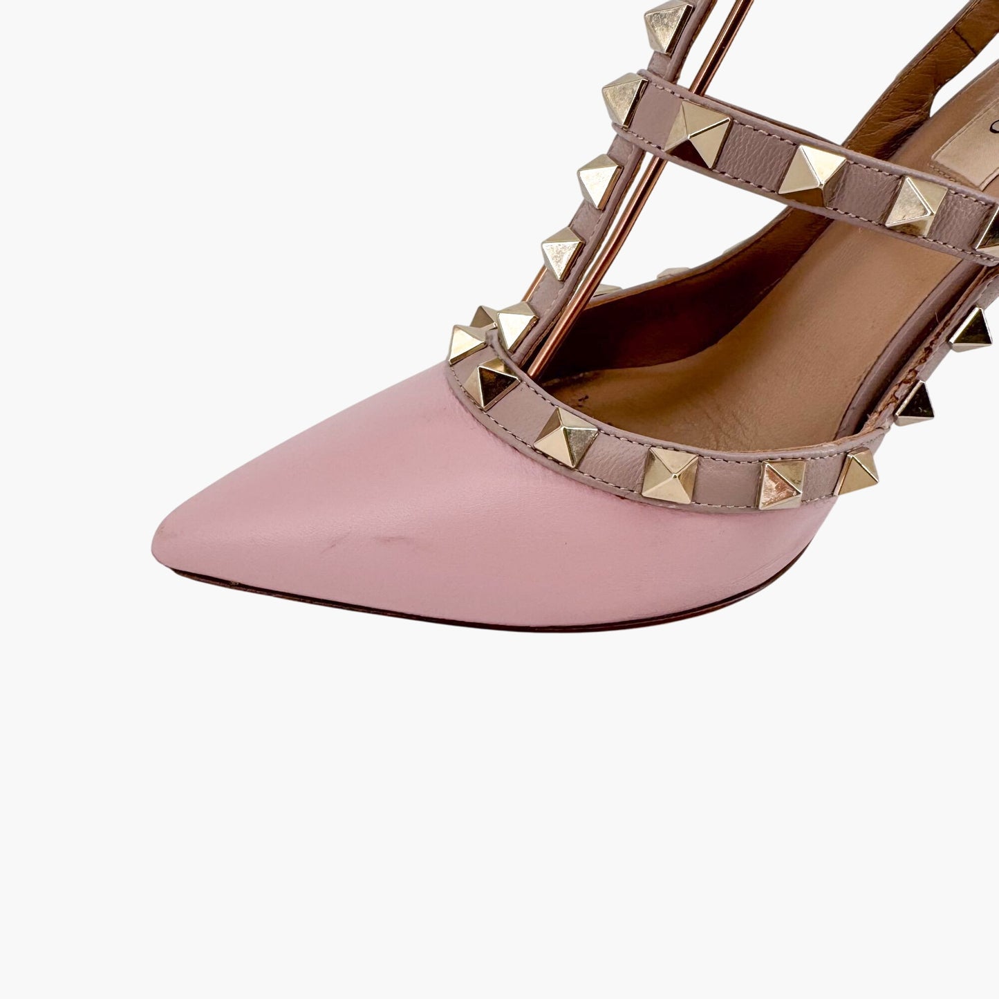Valentino Garavani Rockstud Caged Pumps in Pink & Lavender Leather – Size 36.5