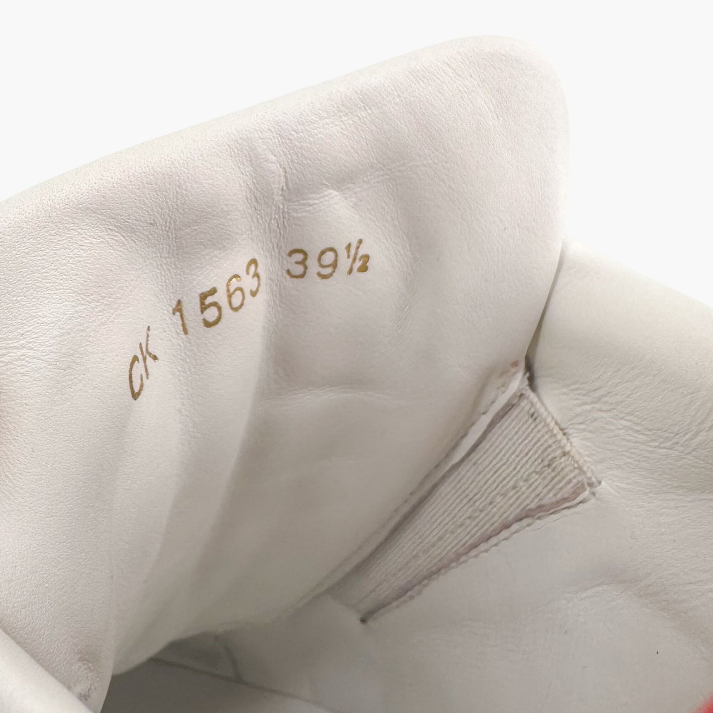 Dolce & Gabbana Portofino Heart Sneakers in White Leather – Size 39.5