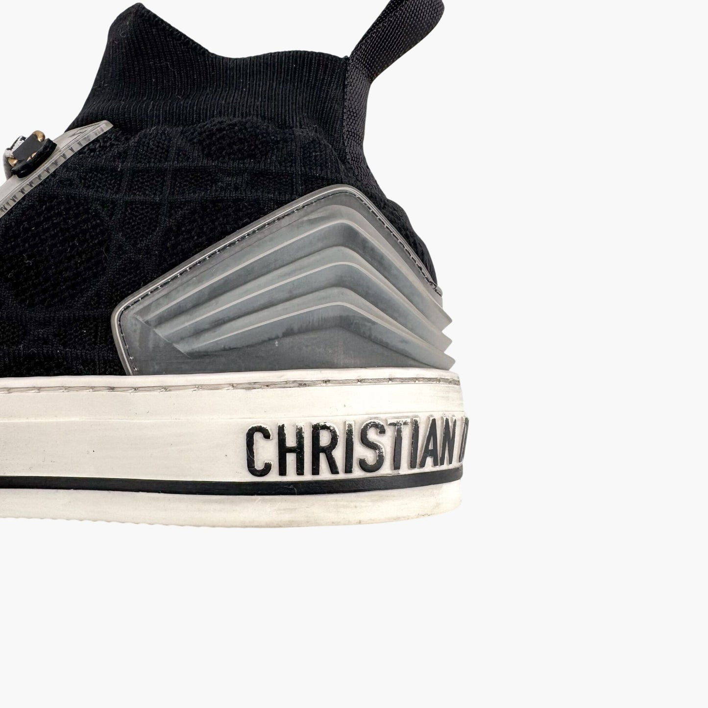 Christian Dior Walk'N'Dior J'Adior High-Top Sock Sneakers in Black – Size 39.5