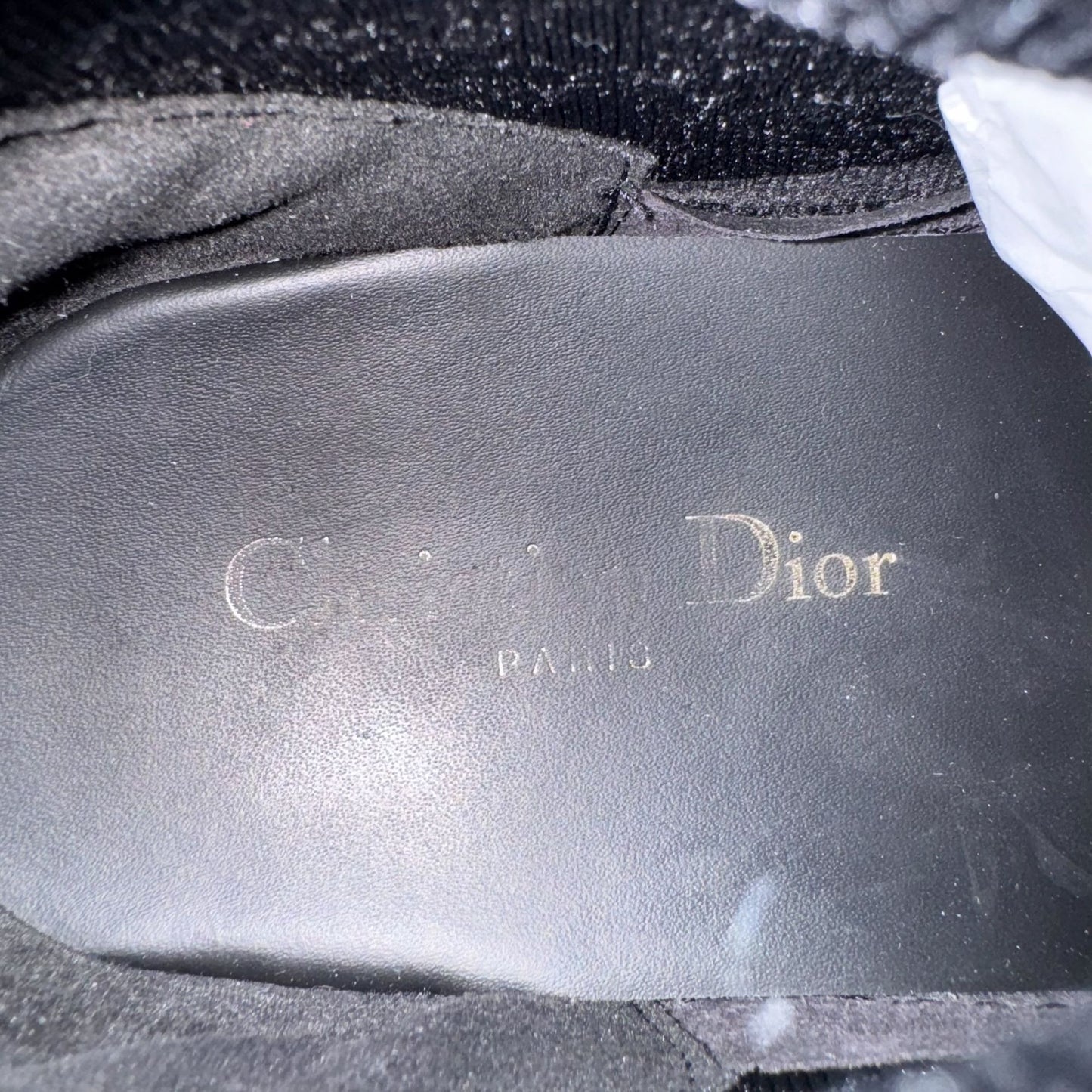 Christian Dior Walk'N'Dior J'Adior High-Top Sock Sneakers in Black – Size 39.5