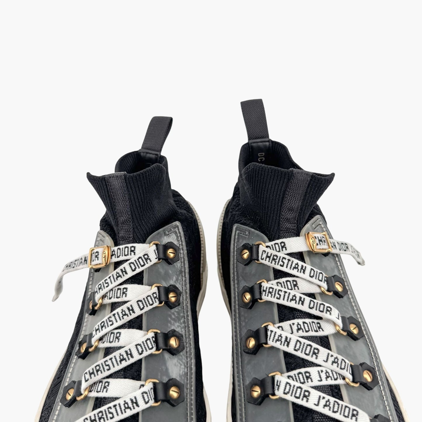 Christian Dior Walk'N'Dior J'Adior High-Top Sock Sneakers in Black – Size 39.5