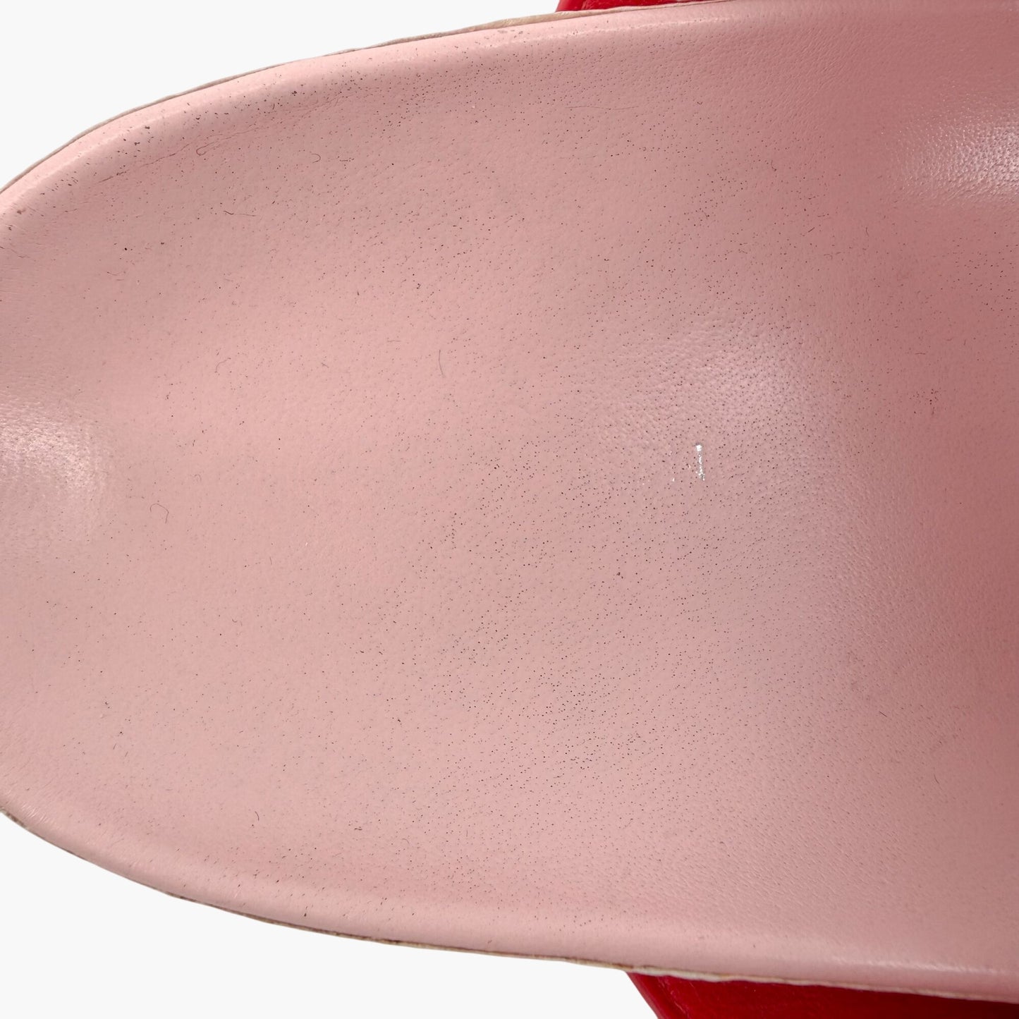 Louis Vuitton Bom Dia Pink Red Monogram Slide Sandals Size 38