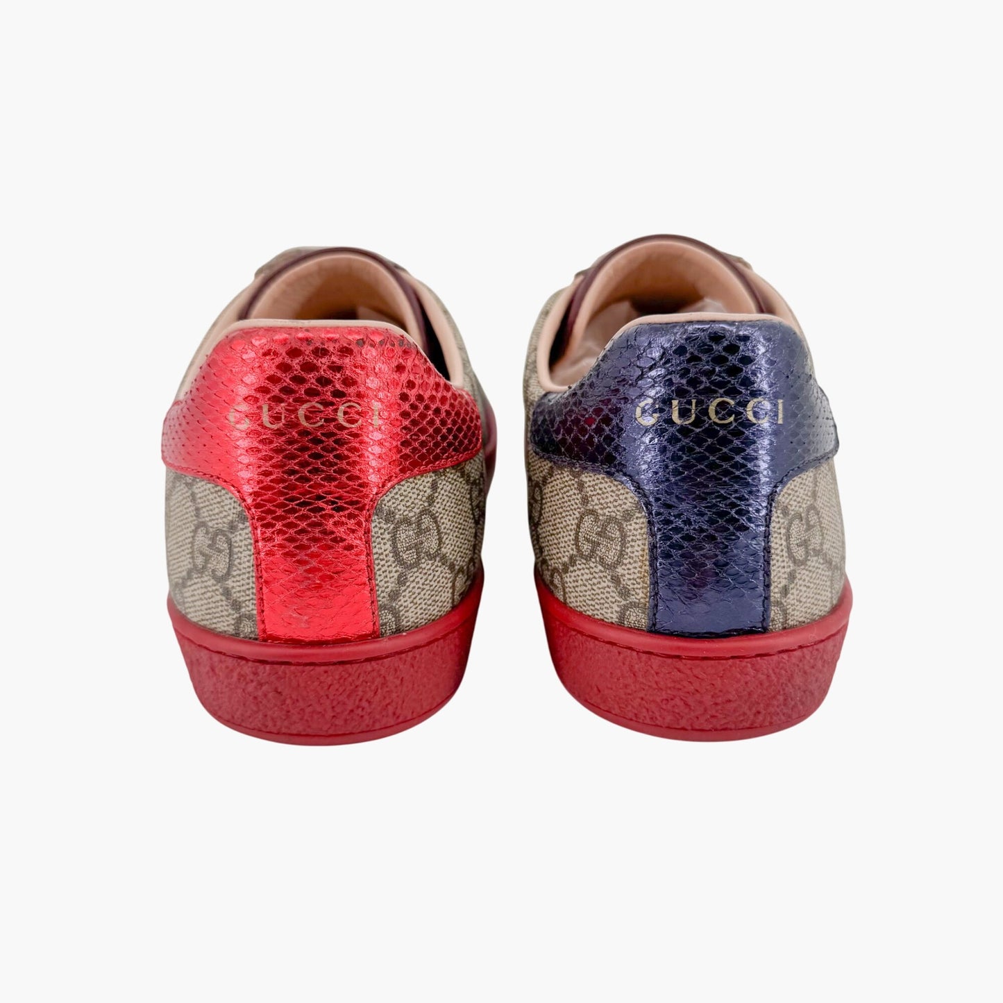 Gucci Ace Sneakers in Beige GG Canvas Size 39