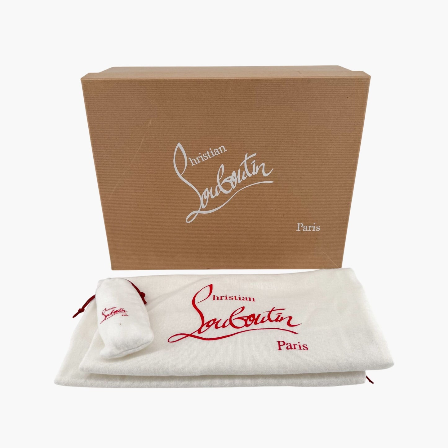Christian Louboutin White Red Sharkina Mesh Sneakers Size 38.5