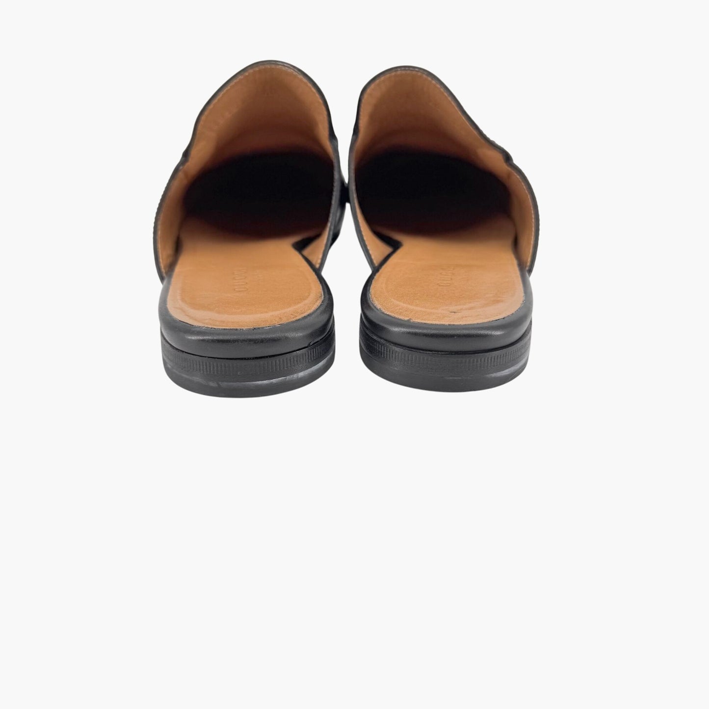 Gucci Princetown Horsebit Loafer Mules in Black Leather – Size 40