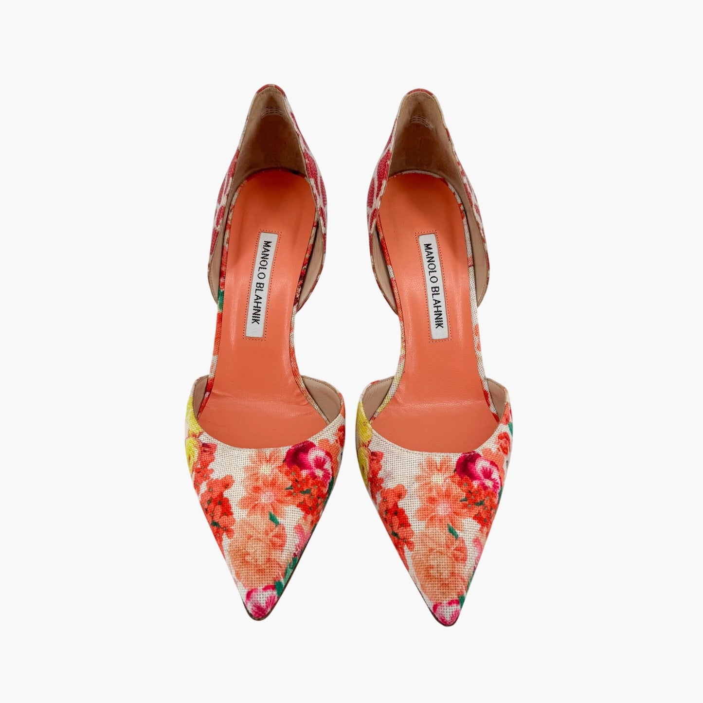Manolo Blahnik Taylerbi Floral d’Orsay Pumps – Size 40