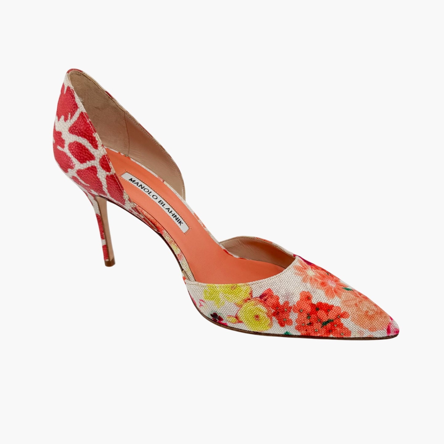 Manolo Blahnik Taylerbi Floral d’Orsay Pumps – Size 40