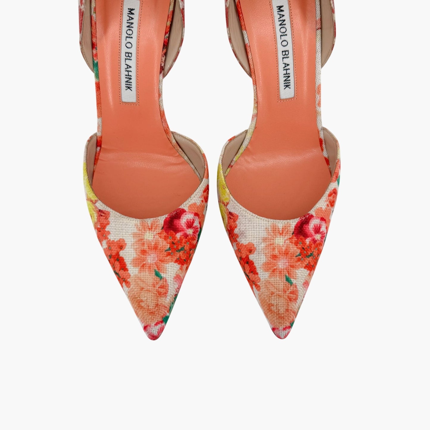 Manolo Blahnik Taylerbi Floral d’Orsay Pumps – Size 40