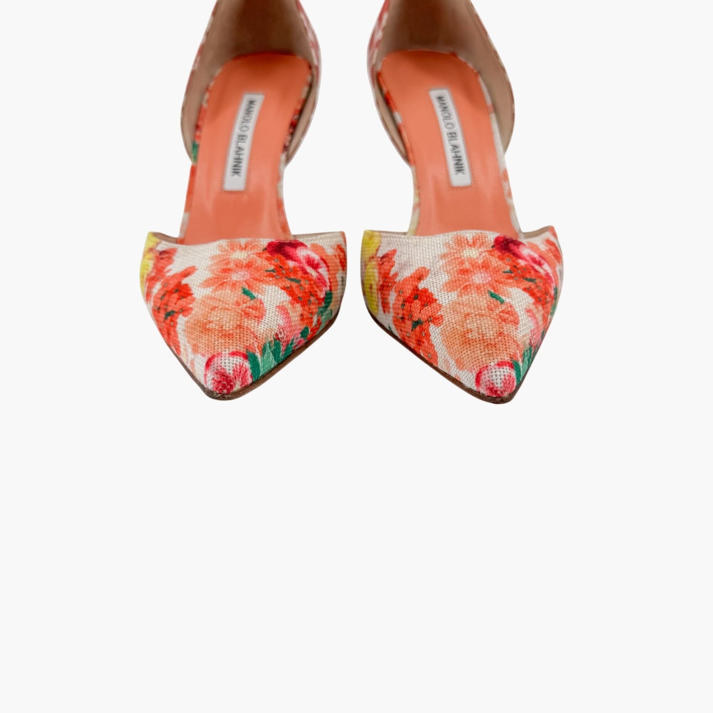 Manolo Blahnik Taylerbi Floral d’Orsay Pumps – Size 40