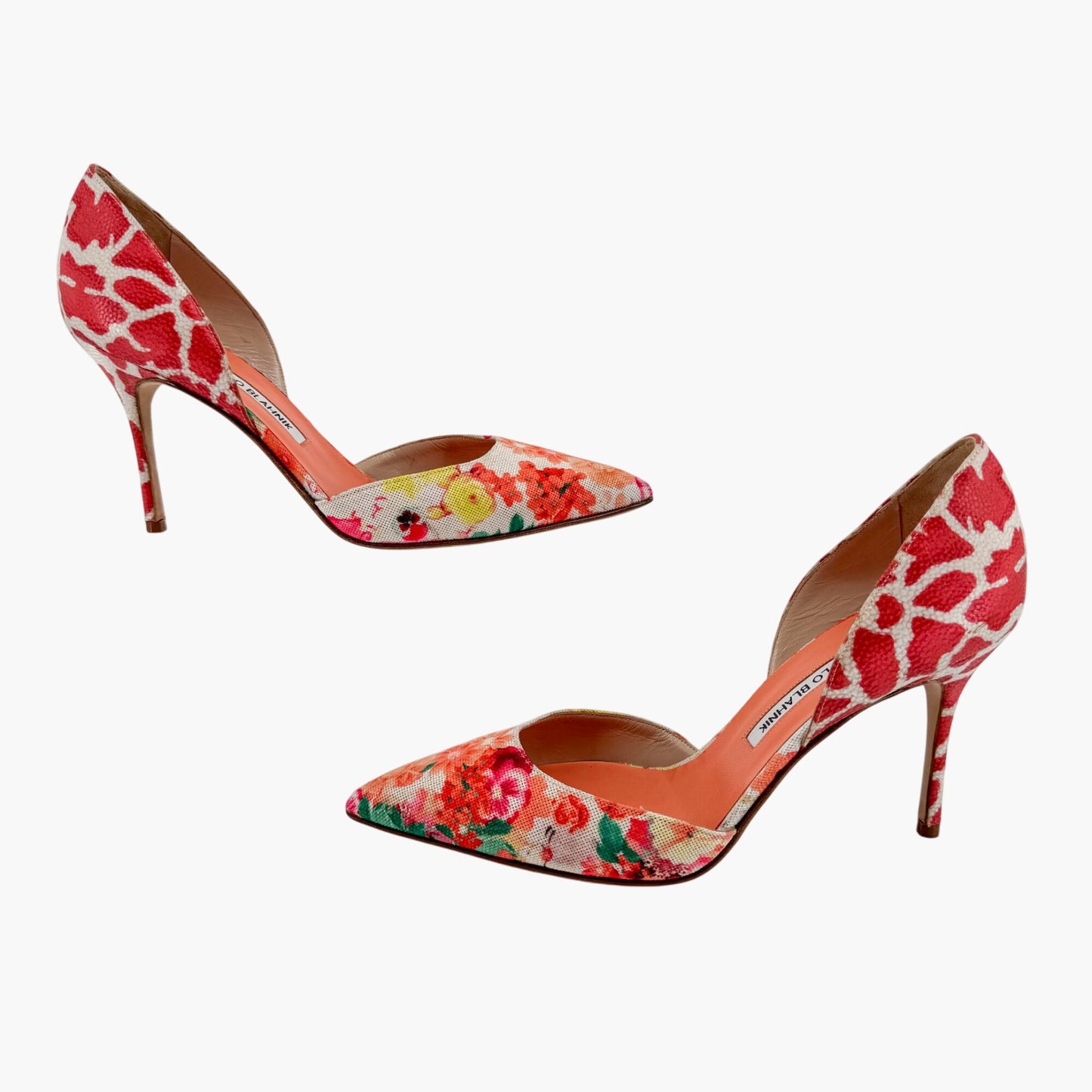 Manolo Blahnik Taylerbi Floral d’Orsay Pumps – Size 40