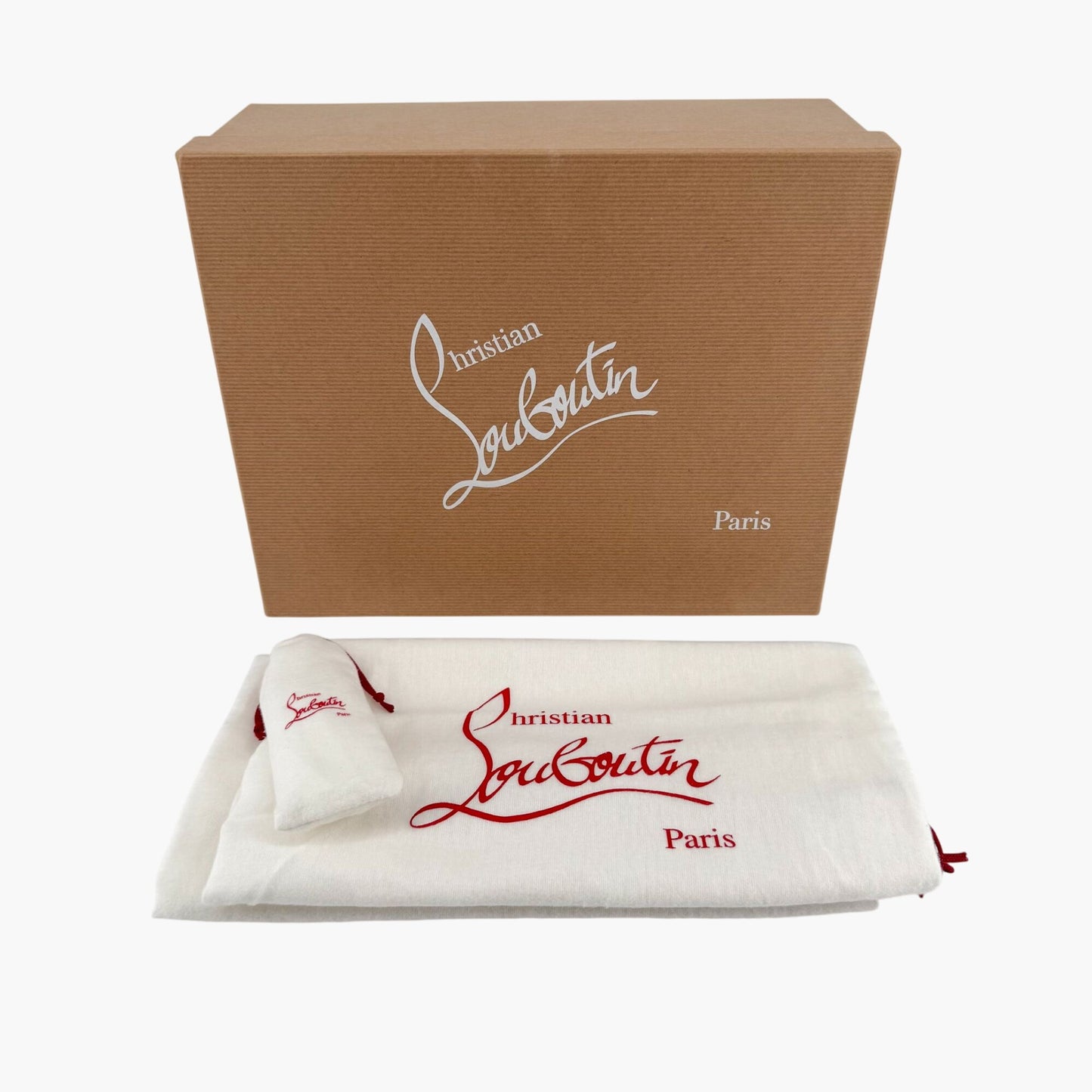 Christian Louboutin Sharkina Sneakers in White Mesh & Red Patent Leather – Size 40
