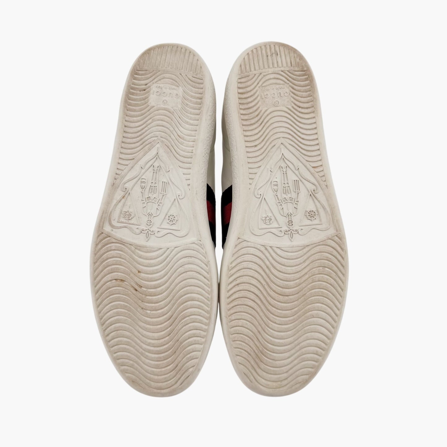 Gucci Blind for Love Ace Sneakers in White Leather Size 37