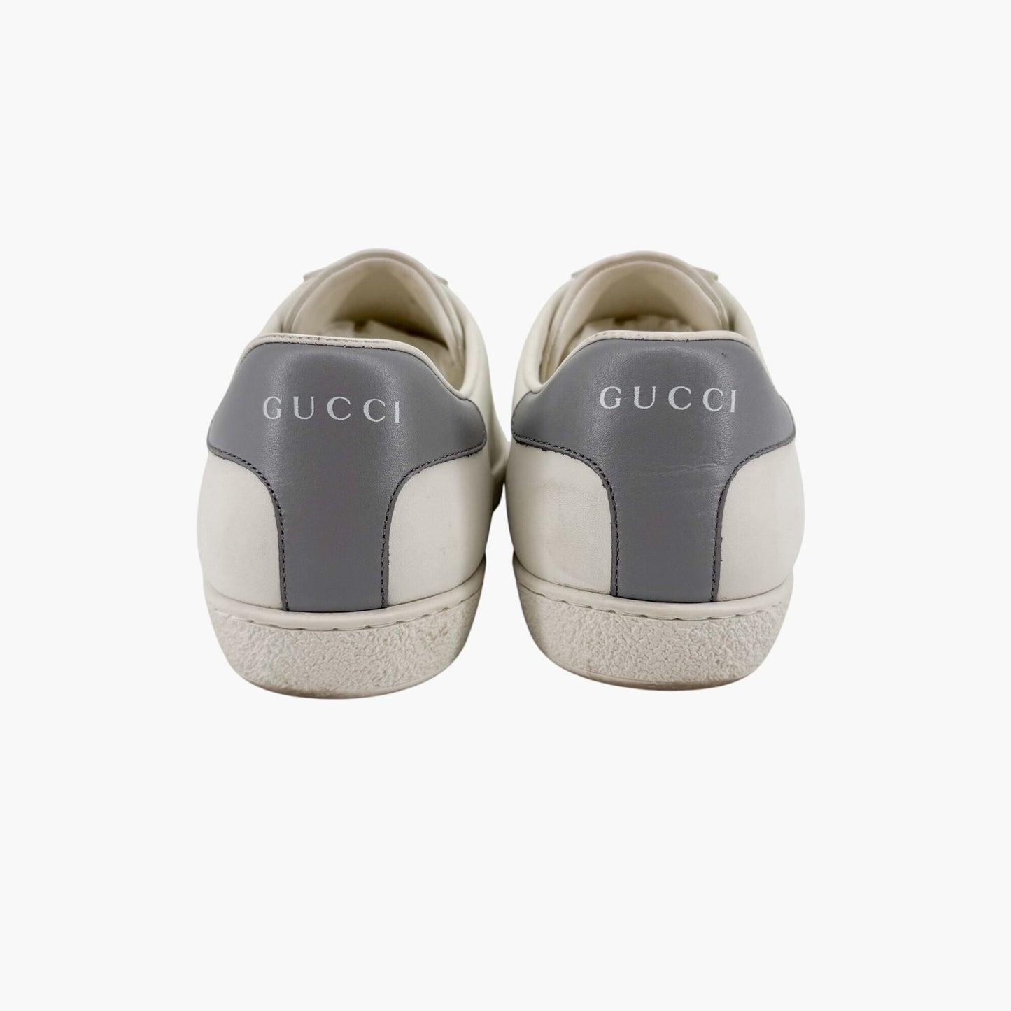 Gucci Ace GG Interlock Low-Top Sneakers in White Leather – Size 39