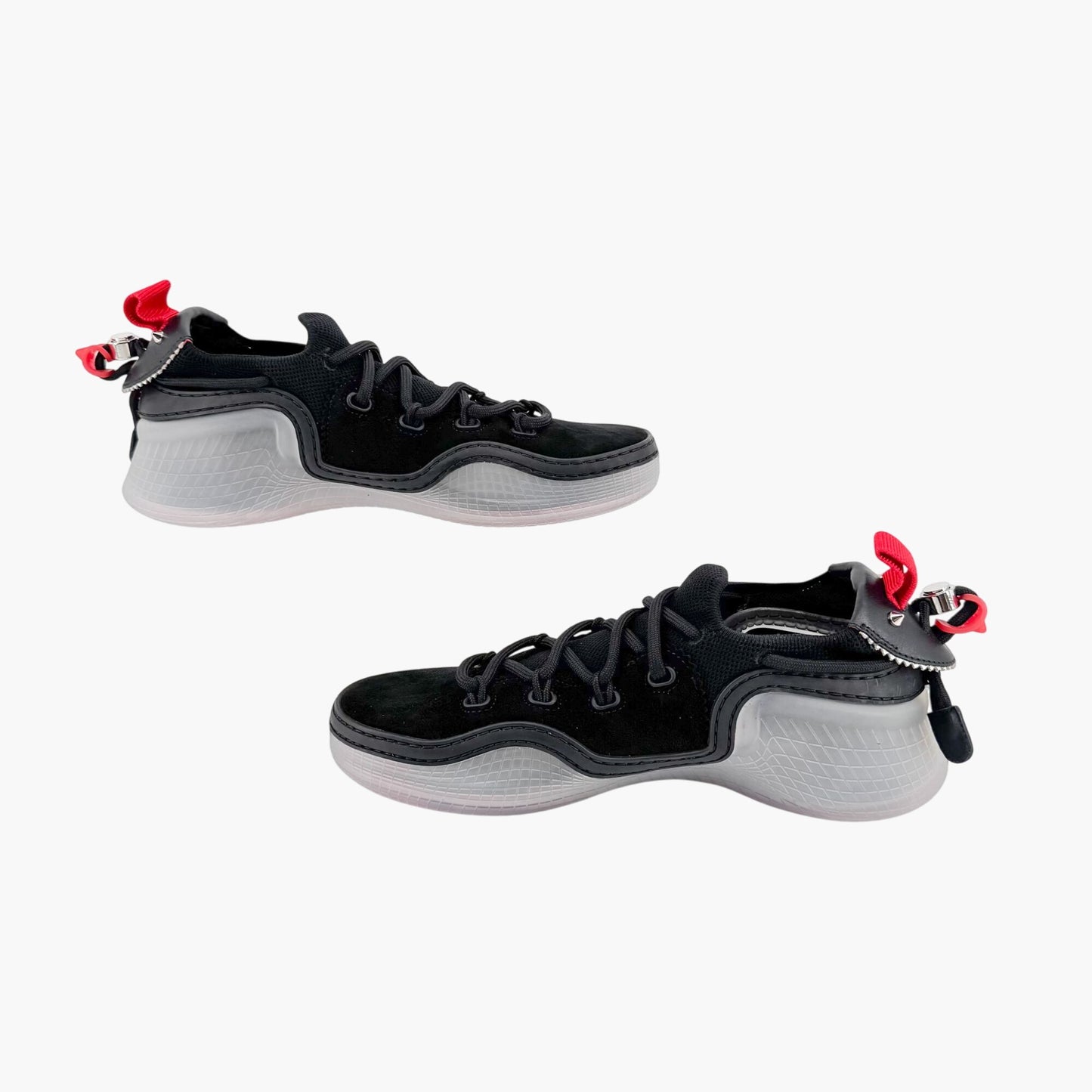 Christian Louboutin Arpoador Sneakers Black Suede Size 38.5 US 8.5 Women