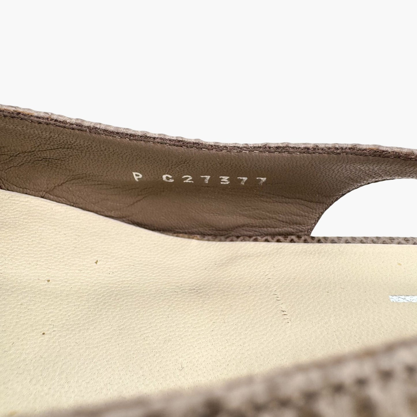 Chanel CC Cap Toe Slingback Pumps in Taupe & Black Leather – Size 38