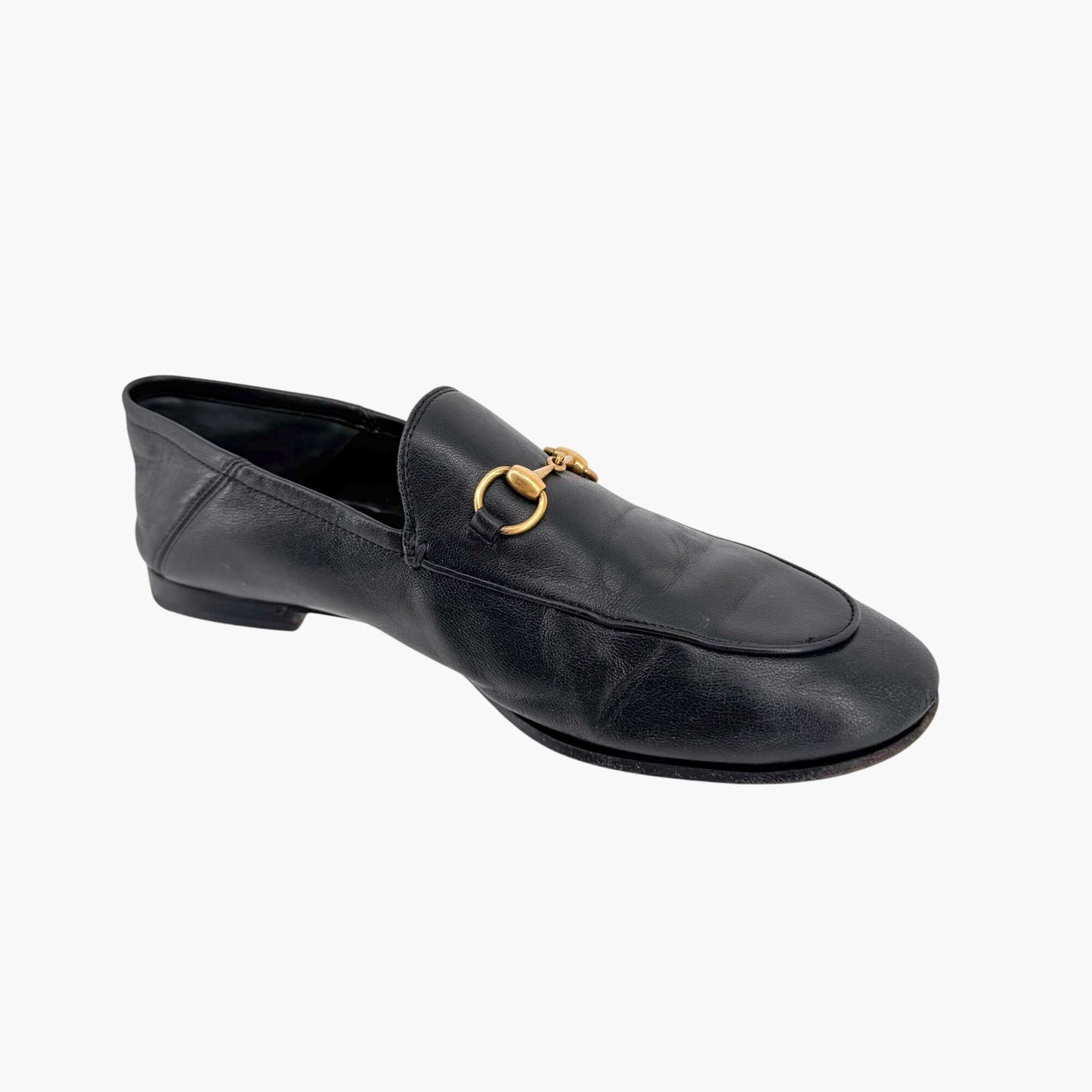 Gucci Brixton Horsebit Loafers in Black Leather – Size 39