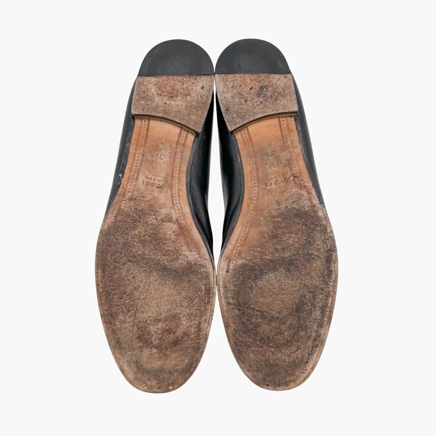 Gucci Brixton Horsebit Loafers in Black Leather – Size 39