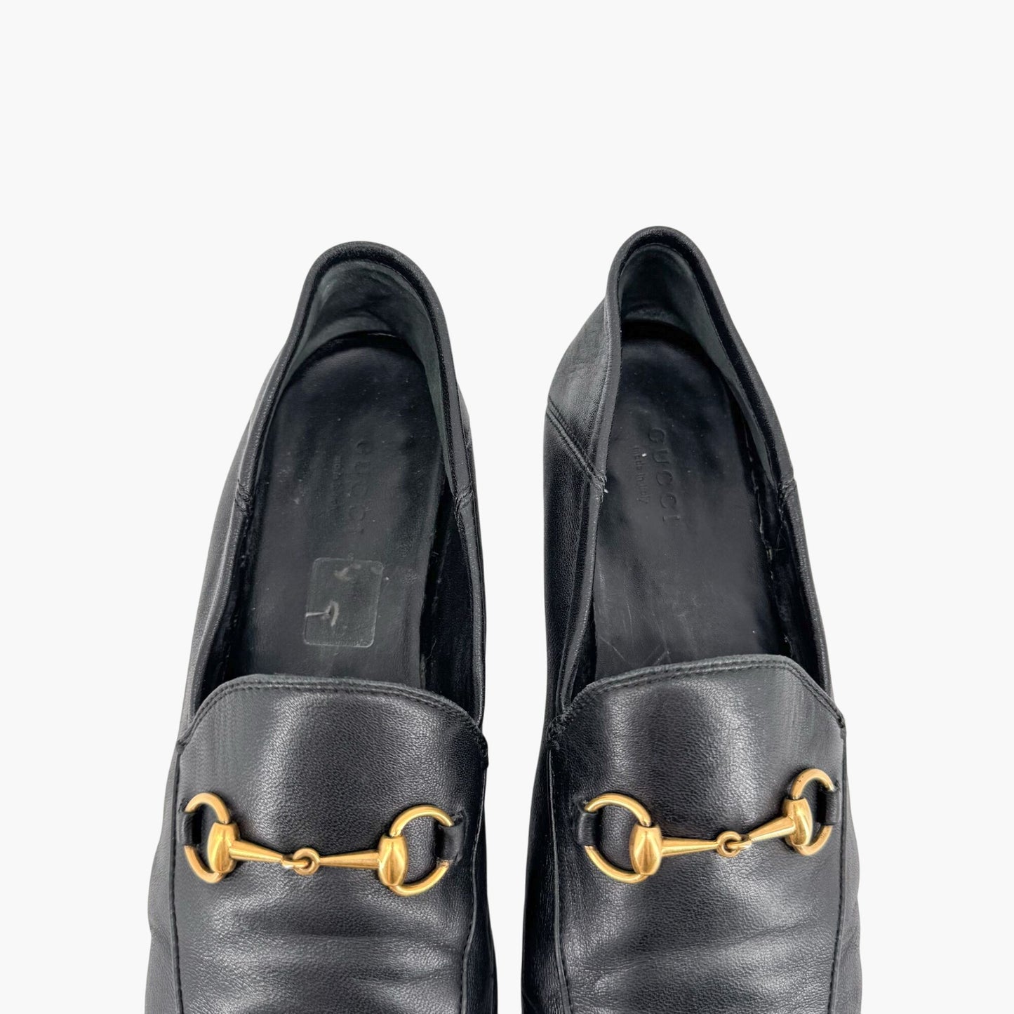 Gucci Brixton Horsebit Loafers in Black Leather – Size 39